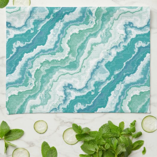 Marmorschaum: Geschirrtuch (Gefaltet)