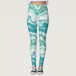 Marmorschaum: Leggings