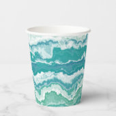 Marmorschaum: Pappbecher (Rückseite)