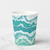 Marmorschaum: Pappbecher (Links)