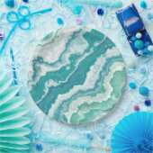 Marmorschaum: Pappteller (Party)