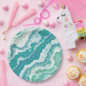 Marmorschaum: Pappteller (Party)