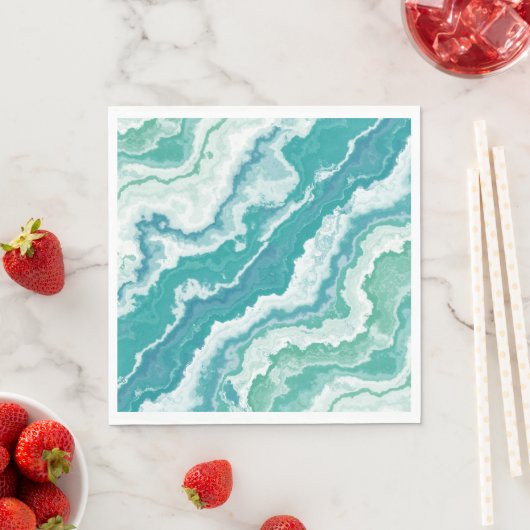 Marmorschaum: Serviette (Beispiel)