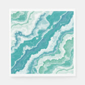 Marmorschaum: Serviette (Vorderseite)