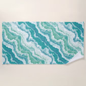 Marmorschaum: Strandtuch (Vorderseite)