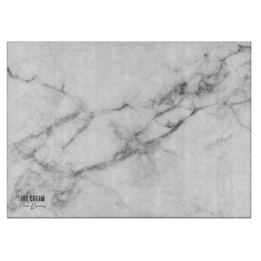 Marmorschneider Schneidebrett (Vorderseite)