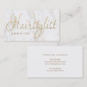 Marmorschrift Visitenkarte (Vorne/Hinten)