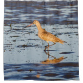 Marmorschwanz im Ozean Duschvorhang (Vorderseite)