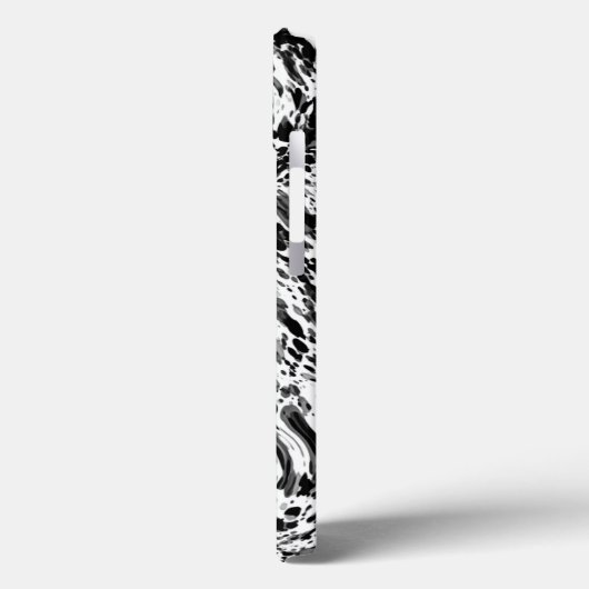 Marmorschwarz Case-Mate iPhone Hülle (Rückseite / Links)