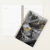 Marmorschwarz-Dollar-Silber-Sparkling-Salon-Planne Planer (Anzeige)