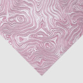 Marmorseidenmoirmuster in trostlosem Rosa Seidenpapier (Ausschnitt)