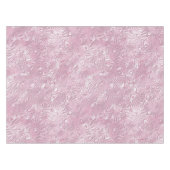Marmorseidenmoirmuster in trostlosem Rosa Tischdecke (Vorderseite (Horizontal))