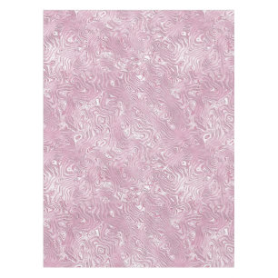 Marmorseidenmoirmuster in trostlosem Rosa Tischdecke