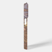 Marmorskript boho retro rostigen Gold Kupfer Ocker Case-Mate iPhone Hülle (Rückseite / Rechts)