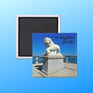 Marmorskulptur an der Brücke von Lions St. Augusti Magnet
