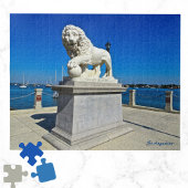 Marmorskulpturenbrücke Lions St Augustine FL Puzzle