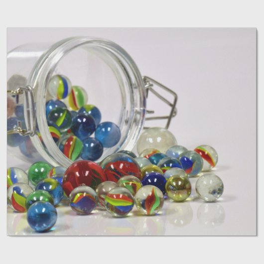 Marmorspielzeug Geschenkpapier (Flach)