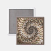 Marmorspiral Magnet (Vorderseite/Rückseite)