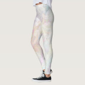 *~* Marmorspitze-schillernde Pastellrosa-Blues Leggings (Links)