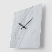 Marmorstein 10,75" quadratische Acrylwand Wanduhr (Winkel)