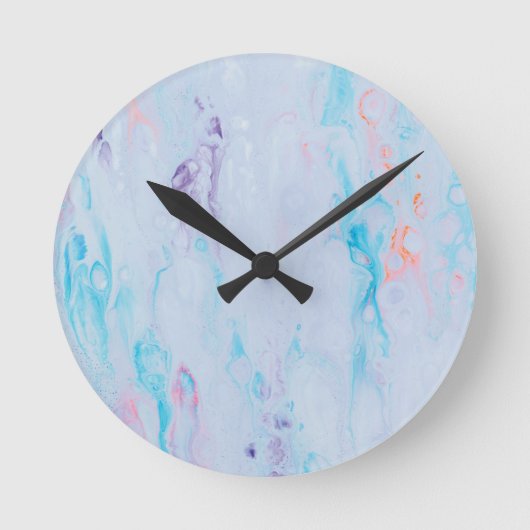 Marmorstein 8" Runde Acrylwand Uhr (Vorderseite)