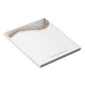 Marmorstein agodiert geode Glitzer Notizblock (angewinkelt)