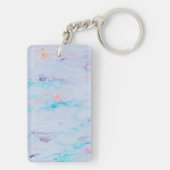 Marmorstein Akryllischer Schlüsselanhänger (Rückseite)