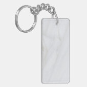 Marmorstein Akryllischer Schlüsselanhänger (Vorderseite links)