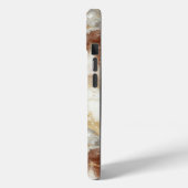 Marmorstein Gold Earth Tone iPhone / iPad Gehäuse Case-Mate iPhone Hülle (Rückseite / Links)