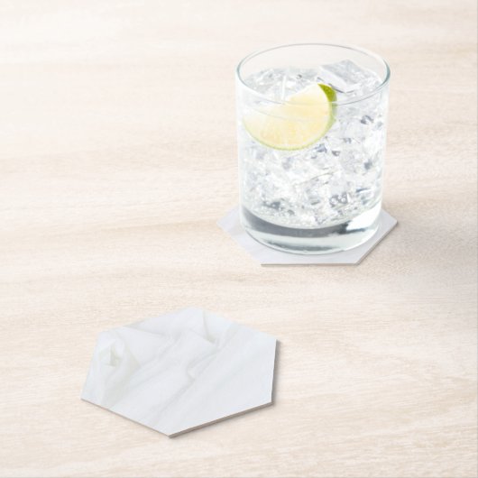 Marmorstein Hexagon Spitze Untersetzer (Vor Ort)