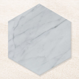 Marmorstein Hexagon Untersetzer