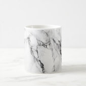 Marmorstein in grauen und schwarzen Farben Kaffeetasse (Mittel)
