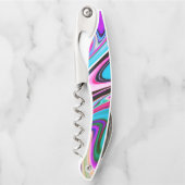 Marmorstein in hellen Farben Kellnermesser (Vorderseite)