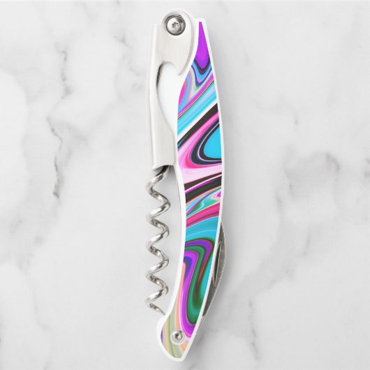 Marmorstein in hellen Farben Kellnermesser (Vorderseite)