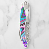 Marmorstein in hellen Farben Kellnermesser (Rückseite)