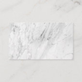 Marmorstein Trendy Minimal Beruflich Visitenkarte (Rückseite)