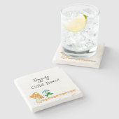 Marmorstein Untersetzer Frogging Cold Beer Mushroo (Seitenansicht)