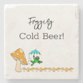 Marmorstein Untersetzer Frogging Cold Beer Mushroo (Vorderseite)
