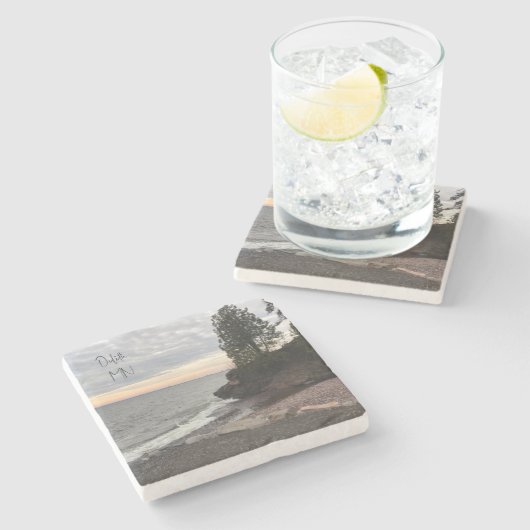 Marmorstein Untersetzer Minnesota, Duluth (Seitenansicht)