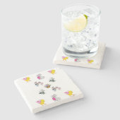 Marmorstein Untersetzer Oster (Seitenansicht)