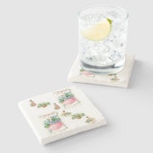 Marmorstein Untersetzer Oster (Seitenansicht)