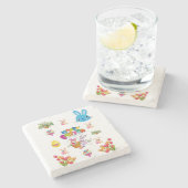 Marmorstein Untersetzer Oster (Seitenansicht)