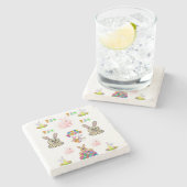 Marmorstein Untersetzer Oster (Seitenansicht)