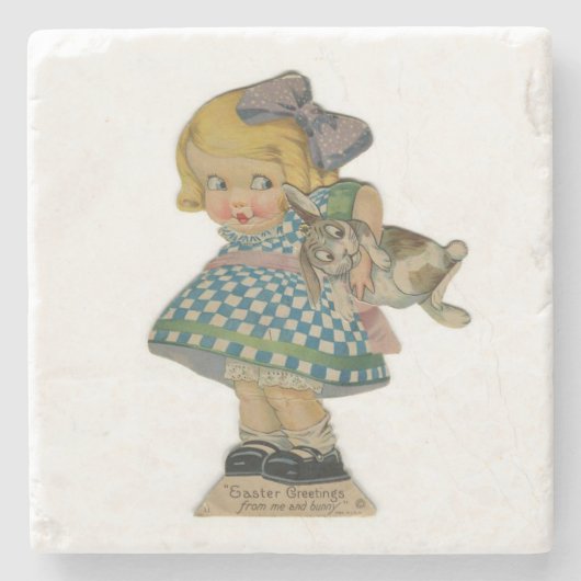 Marmorstein Untersetzer Oster (Vorderseite)