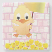 Marmorstein Untersetzer Oster (Vorderseite)