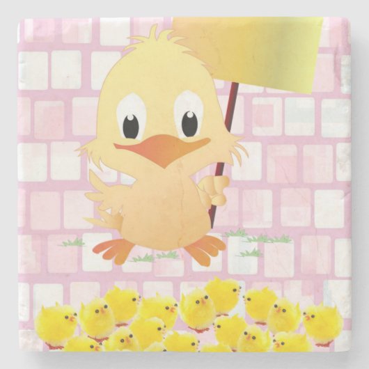 Marmorstein Untersetzer Oster (Vorderseite)