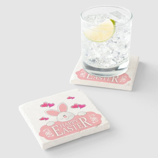 Marmorstein Untersetzer Oster (Seitenansicht)