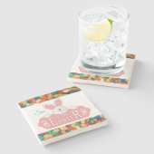 Marmorstein Untersetzer Oster (Seitenansicht)