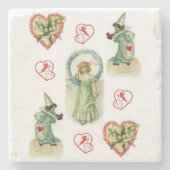 Marmorstein Untersetzer Valentinstag (Vorderseite)