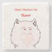 Marmorstein Untersetzer Valentinstag (Vorderseite)